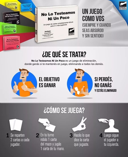 Imagen 3 de 6 de No Lo Testeamos Ni Un Poco Juego De Mesa- Playking