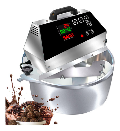 Panela Doce Brigadeiro Docinho Coxinha Salgados Misturador Cor Inox 127/220V