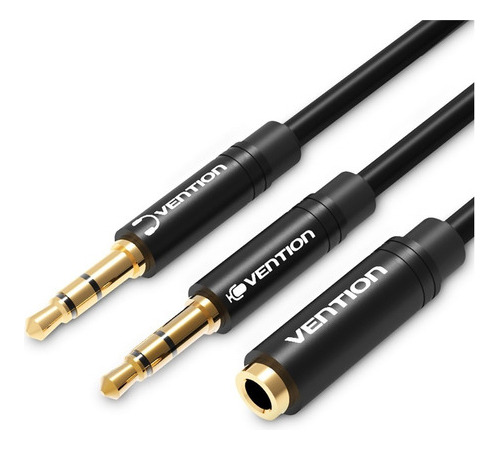 Cable Audio Vention 3.5mm Mic/audio A Auxiliar Audifono 30cm
