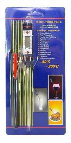 Imagen 3 de 4 de Termometro Digital De Cocina Alimentos Bebidas Reposteria