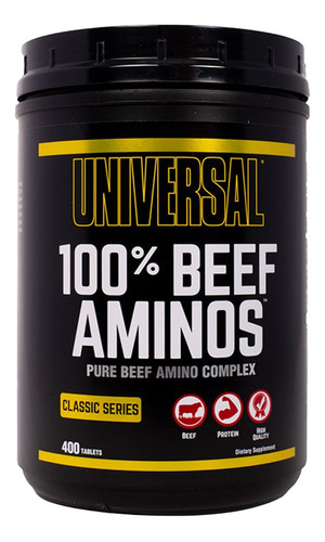 Universal Nutrition 100% Beef Aminos 400 Tabletas