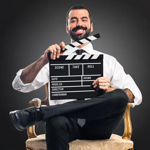 Claqueta De Madera Great & Lucky Hollywood