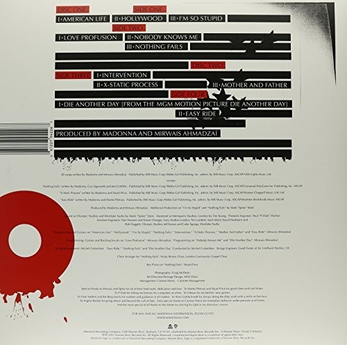 Imagen 2 de 2 de American Life (2lp 180 Gramos De Vinilo).