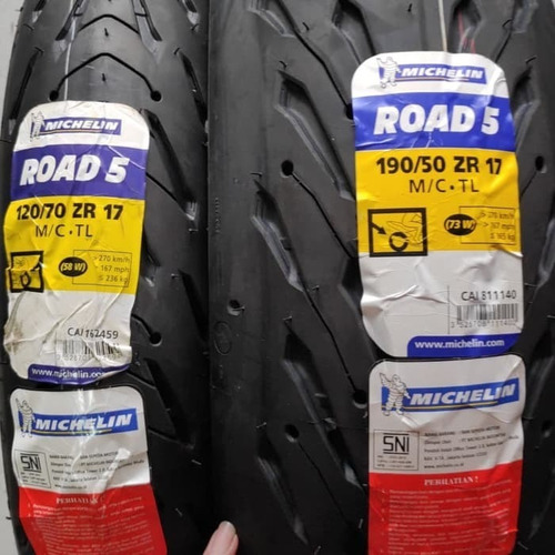 Juego Michelin Pilot Road 5 120 70 17 +190 55 17 O 190 50 17