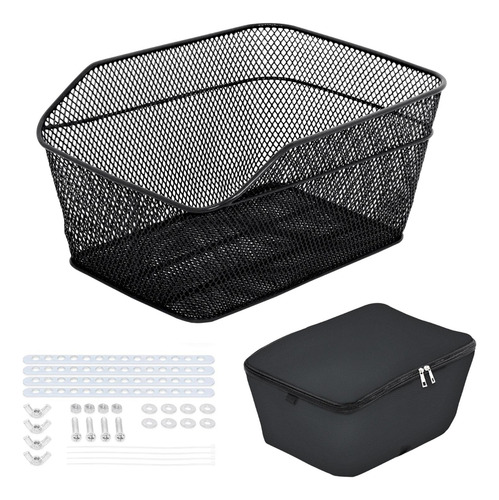 Cesta Trasera Para Bicicleta, Portabicicletas De Metal,