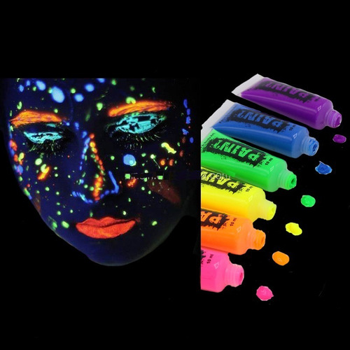 Imagen 2 de 5 de 2 Maquillaje Neon Hora Loca Fiestas Cotillon