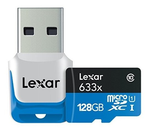 Imagen 2 de 4 de Microsdxc De Alto Rendimiento Lexar 633 X 128gb Uhs-/ U3 Con