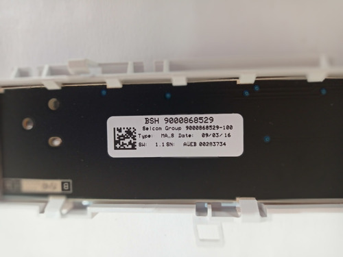 Imagen 2 de 4 de Tarjeta Display Lavaplato Bosch 9000868529