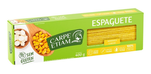 Espaguete Zero Glúten Mandioca E Milho 400g Carpe Etiam