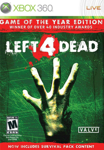 Edição Jogo do Ano de Left 4 Dead Xbox 360/one