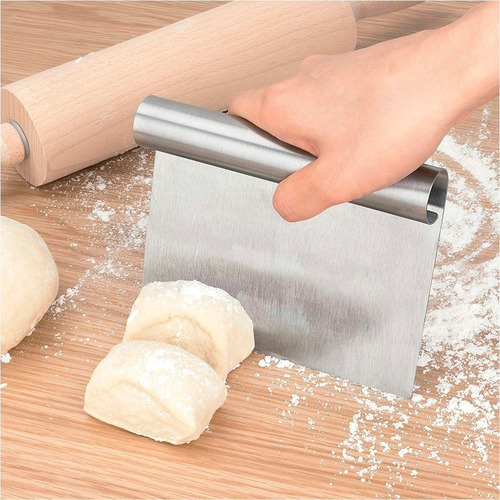 Imagen 2 de 4 de Cortador De Masa Pala Espatula Reposteria Acero Inox