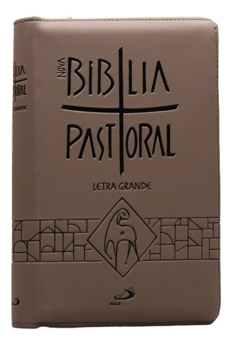 Bíblia Sagrada Feminina Nova Pastoral Letra Grande Zíper