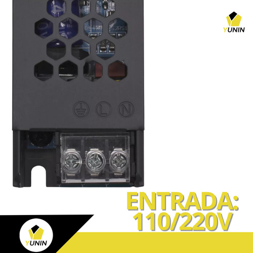 Fonte Chaveada 5a 60w 12v Capa Preta P/ Fita Led Som