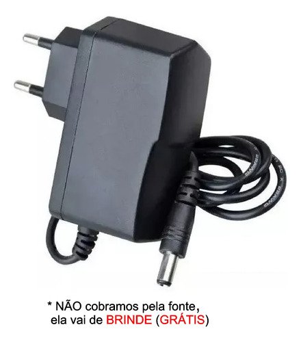 Switch Placa Metro Fibra Gigabit 4a + 4b 20km + Case Fonte