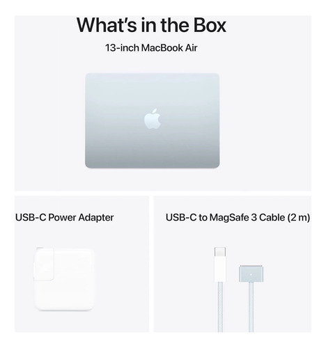 Macbook Air M4 512gb 16gb Ram Sky Blue Azul-celeste