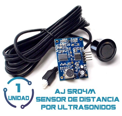 1 Unid Aj-sr04m - Sensor De Distancia Por Ultrasonidos 