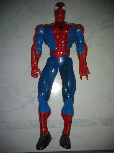 Rara Figura De Spider-man Con Tenis Vintage Original Marvel