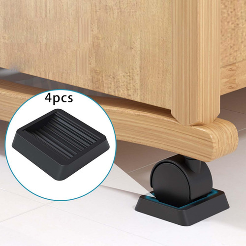 Paquete De 4 Tazas Con Ruedas, Protectores De Suelo Para