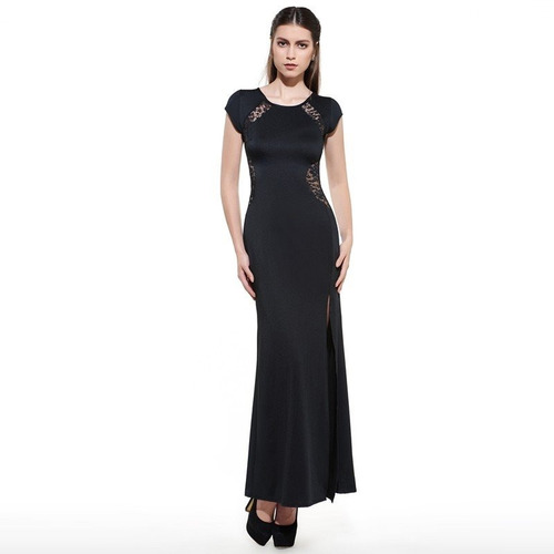 Vestido Largo Con Encaje Talla M Nuevo Importado Stock