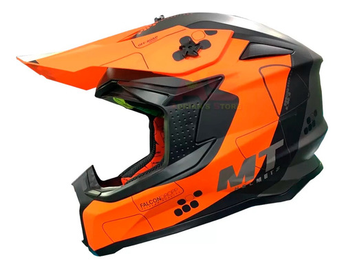 Casco Moto Enduro Mt Falcon Certificado Ece + Obsequio - As