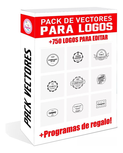 Pack Vectores +750 Marcas Logos Diseños Editables #v317