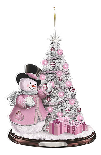 8 Muñecos De Nieve Adornos Colgantes Para El Árbol De Navida