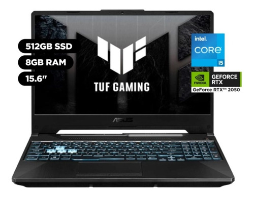 Laptop Asus Tuf Gaming F15 Intel Core I5 11gen 8gb 512gb