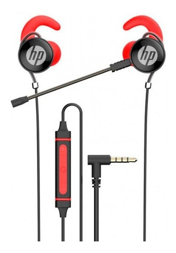 Audifono + Microfono Hp In Ear Conector 3.5mm Rojo