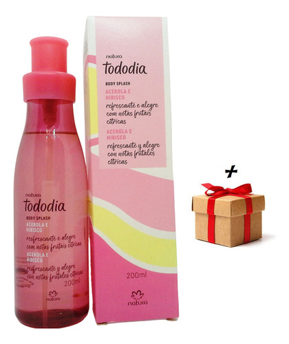 Body Splash Spray Natura Tododia Acerola E Hibisco + Regalo