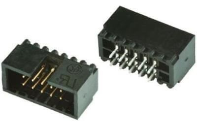 3pc Te Amp 5103309-5 Header,pin,vertical,copper Alloy,th Dde
