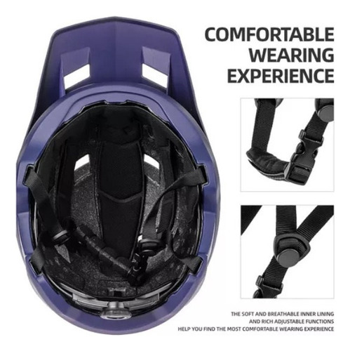Casco Batfox Ultralight para bicicleta de montaña, color blanco, talla M (50-56 cm)