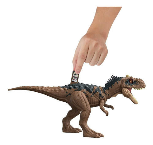Jurassic World Mattel Rajasaurus Ruge Y Ataca Dinosaurio
