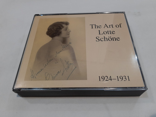 The Art Of Lotte Schöne 1924-1931 - 2cd 1996 Austria Mint