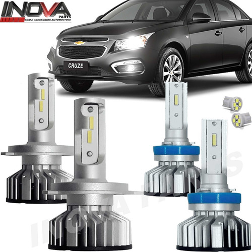 Lampada Ultra Led Xtreme Gm Cruze 2011 A 2016 Farol E Milha