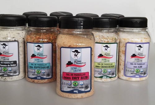 Kit Sal De Parrilla Classico E Dry Rub Dom Chamorro