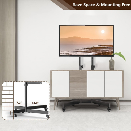 Imagen 9 de 10 de Soporte Para Tv Led 65 Ajustable Desde 32 A 70 Pulgadas