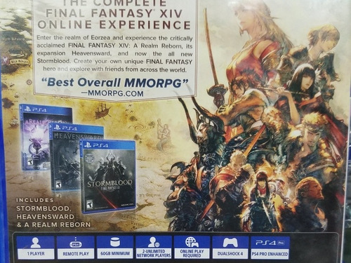 Final Fantasy 14 Online Ps4 Fisico Y Original (Usado)