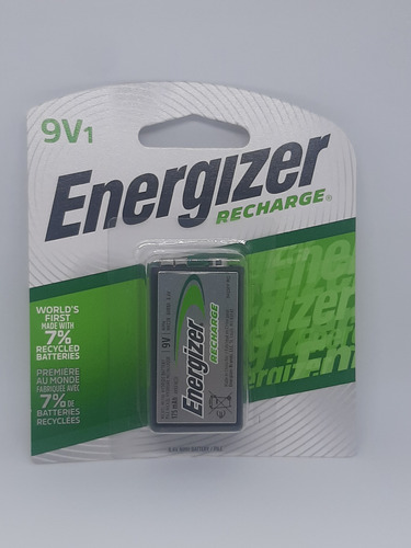 Pila Batería Energizer Recargable 9v1 175 Mah 