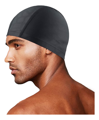 Gorro Natacion Para Hombr Mujer Tela Licra Comodo Alta Rasta