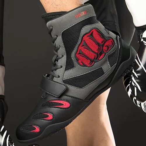 L Zapatos De Boxeo Profesionales Y Botas De Lucha Libre