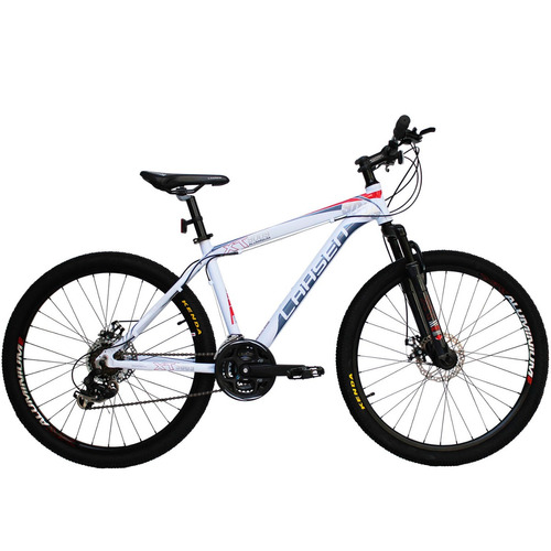 Bicicleta Lahsen Xt 9009 Titanio Mtb Aro 26 Aluminio/ Blanco