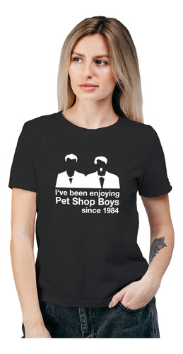 Polera Mujer Pet Shop Boys 1984 Algodon Organico Wiwi