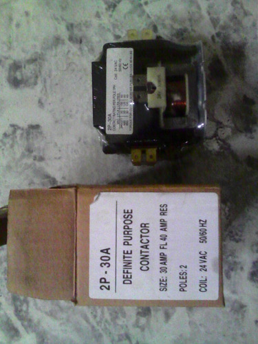 Contactor 2 Polos 30 Amp 24v