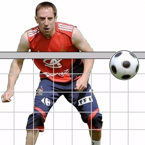 Cancha Futbol Tenis Completa Adulto Kit Poste Linea Red 8x4m - Apta Arena Tierra Y Cerped Natural