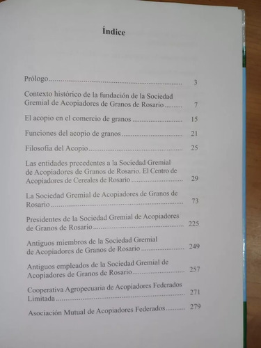 Historia Sociedad Gremial Acopiadores Granos Rosario Alonso