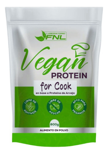 Vegan Protein Proteina Vegana Para Cocinar Fnl 800g S/sabor