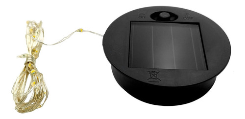 Mz Cadena De Luces Led Solares, Accesorio For Paneles, 1