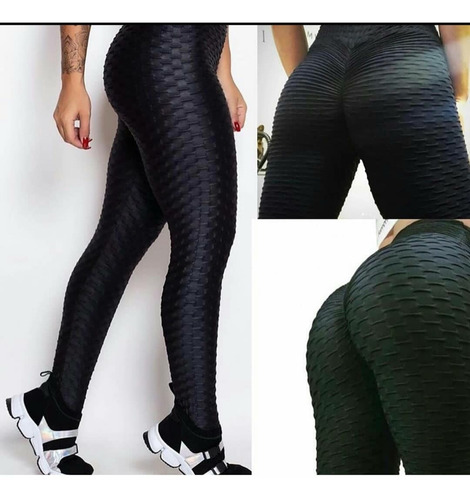 Conjunto Cotufa Texturizada Negro Arruchada Levanta Pompi