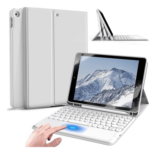 Funda Teclado Touchpad Para iPad 9° Gen 10.2 (2021) Español 