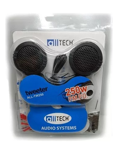 Par De Mini Tweeter Technoise 600 Watts Para Porta / Coluna